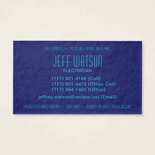 Tesla Coil Lightning Electrician Zuhause Automatio (Rückseite)