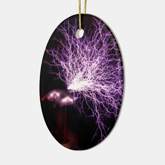Tesla Coil Plasma Keramik Ornament (Links)