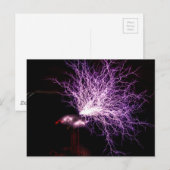 Tesla Coil Plasma Postkarte (Vorne/Hinten)