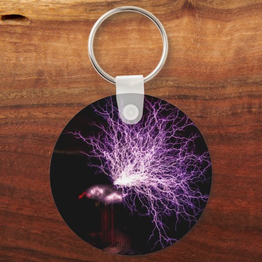 Tesla Coil Plasma Schlüsselanhänger (Vorderseite)