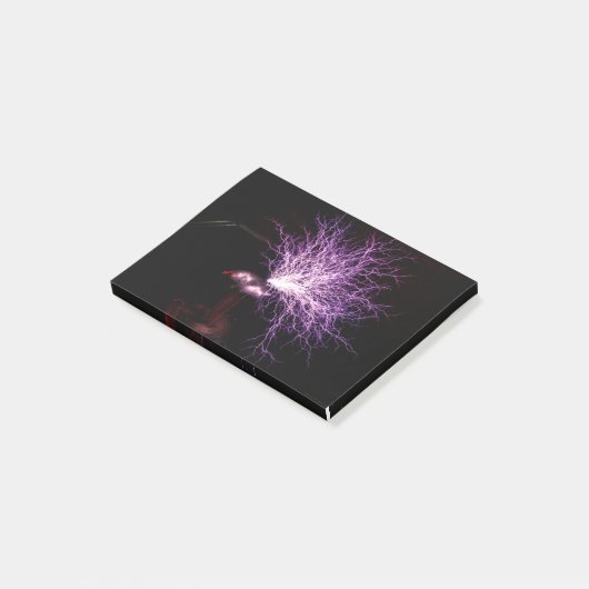 Tesla Coil Post-it Klebezettel (angewinkelt)