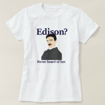 Tesla, das Edison neckt - hat von sie nie gehört