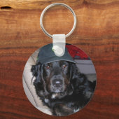 Tesla, der Alien Hund Schlüsselanhänger (Vorderseite)