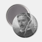 Tesla, der Blitzmann Magnet (Vorderseite/Rückseite)