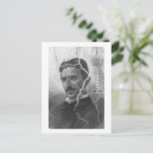 Tesla, der Blitzmann Postkarte (Stehend Vorderseite)