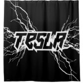 Tesla Duschvorhang (Vorderseite)