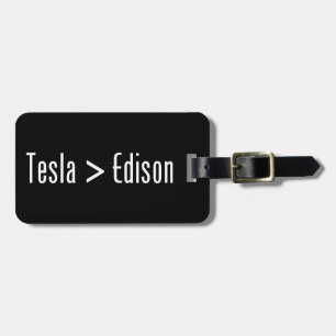Tesla > Edison Gepäckanhänger