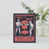 Tesla / Edison Postkarte (Stehend Vorderseite)
