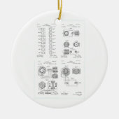Tesla Elecro-Magnet Bewegungspatent US381968 p 1-4 Keramikornament (Vorne)