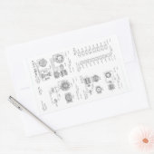 Tesla Elecro-Magnet Motorpatent US381968 p 1-4 Rechteckiger Aufkleber (Umschlag)