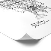 Tesla Electric Generator Patent Poster (Ecke)