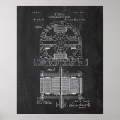 Tesla Electro Motor Patent Poster (Vorne)
