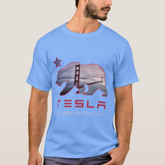 Tesla-Fremont-Fabrik T-Shirt (Vorderseite)