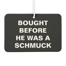 Tesla - gekauft, bevor er ein Schmuck war - schwar Autolufterfrischer