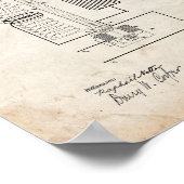 Tesla-Gerät zur Herstellung von Ozon-Patent - Alt Poster (Ecke)