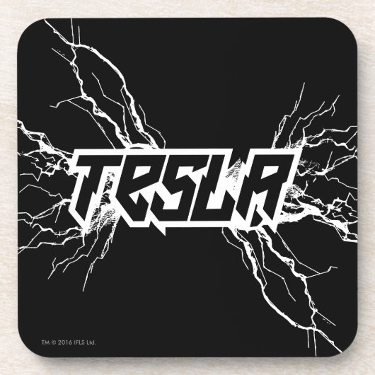 Tesla Getränkeuntersetzer (Vorderseite)