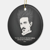 Tesla - Horror Keramik Ornament (Links)