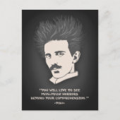 Tesla - Horror Postkarte (Vorderseite)