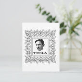Tesla in einer Box Postkarte (Stehend Vorderseite)