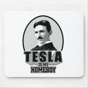 Tesla ist mein Homeboy Mousepad