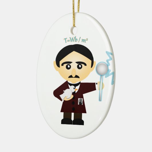 Tesla Keramik Ornament (Links)