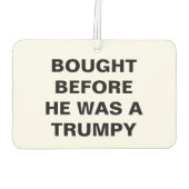 Tesla - Kerkert, bevor er eine Trumpe war Autolufterfrischer (Rückseite)