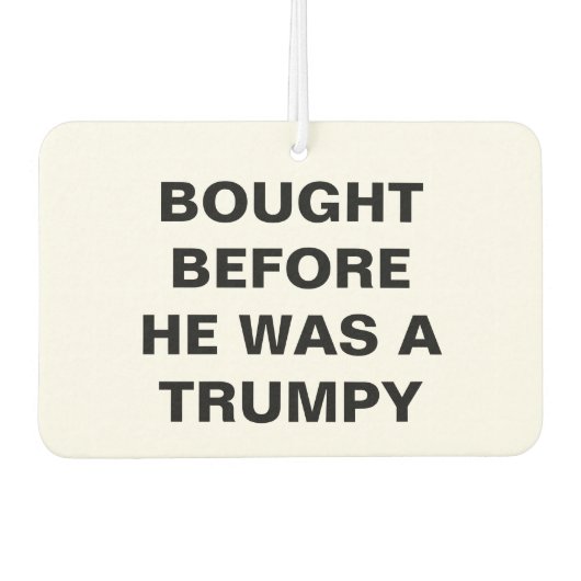 Tesla - Kerkert, bevor er eine Trumpe war Autolufterfrischer (Vorderseite)