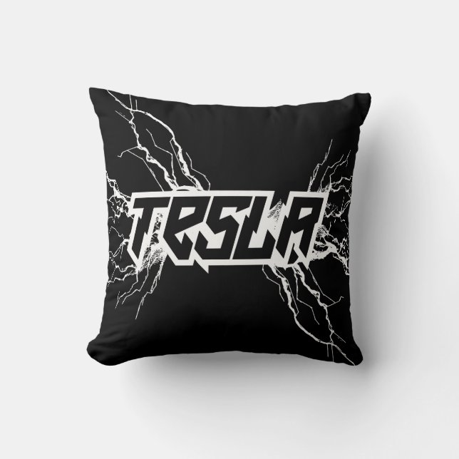 Tesla Kissen (Vorderseite)
