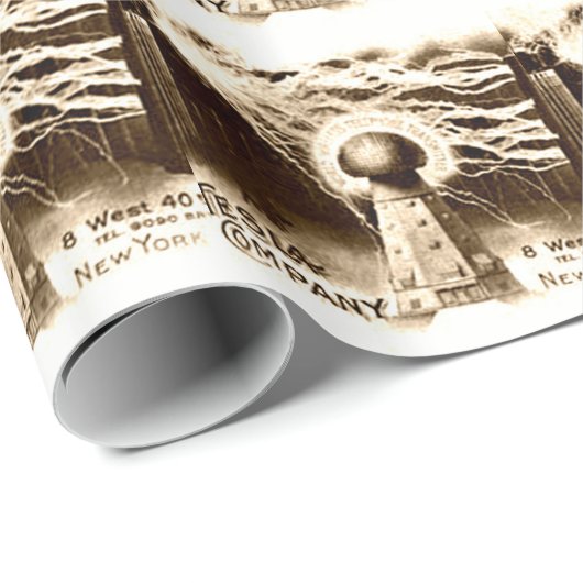 Tesla Letterhead Geschenkpapier (Rolleneckpunkt)