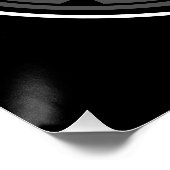 Tesla-Logo Poster (Ecke)