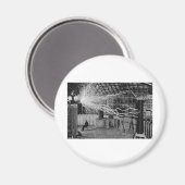 Tesla Magnet (Vorderseite/Rückseite)