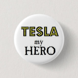 Tesla mein Held Button