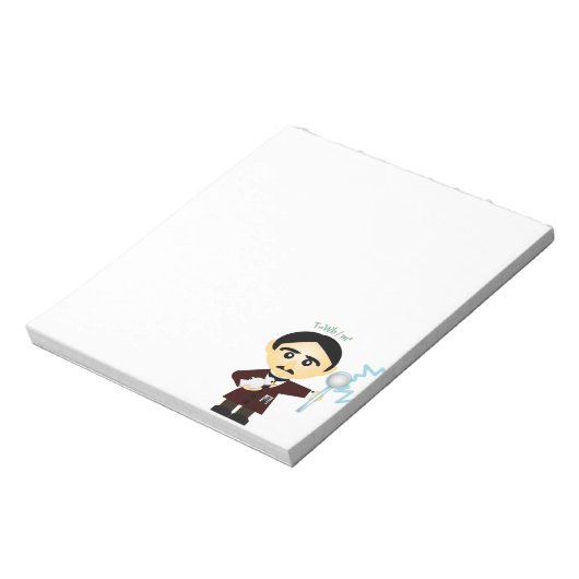 Tesla Notizblock (Rotiert)