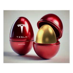 Tesla-Ostereier Poster
