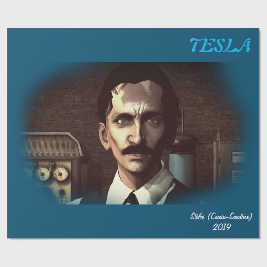 Tesla Packpapier (Flach)