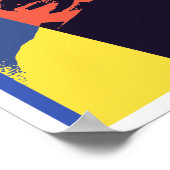 Tesla Pop Art Poster (Ecke)