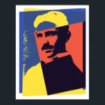 Tesla Pop Art Poster<br><div class="desc">Portrait von Nicola Tesla POP</div>