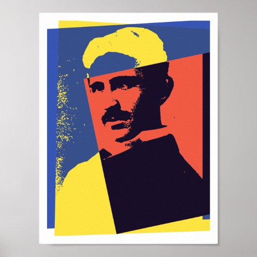 Tesla Pop Art Poster (Vorne)