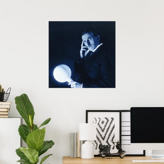 Tesla Poster (Heimbüro)