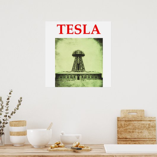 Tesla Poster (Küche)