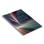 Tesla Quote Secret of the Universe Notizblock (Rechte Seite)