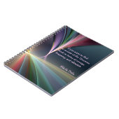 Tesla Quote Secret of the Universe Notizblock (Linke Seite)