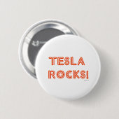 Tesla Rocks! Button (Vorne & Hinten)