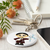 Tesla Schlüsselanhänger (Seite)