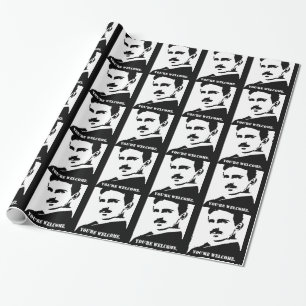 Tesla (Sie sind. willkommen) Geschenkpapier