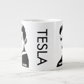 Tesla (Sie sind. willkommen) Jumbo-Tasse (Vorderseite)