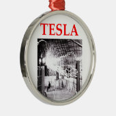 tesla silbernes ornament (Rechts)