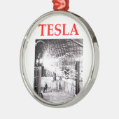 tesla silbernes ornament (Links)