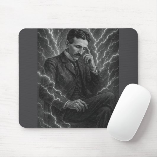 Tesla Sparks von Genius Mouse Mat Mousepad (Mit Mouse)