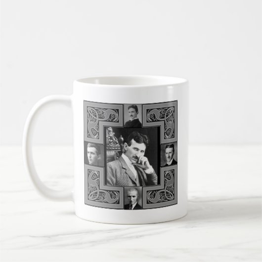 Tesla Spule Kaffeetasse (Links)